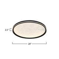 Artcraft - AC6875BK - LED Flush Mount - Luna - Black