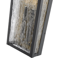 Artcraft - AC8058BK - Two Light Outdoor Wall Sconce - Point - Black, Brass