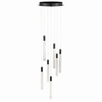 Artcraft - AC12147BK - LED Chandelier - Celine - Black