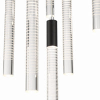 Artcraft - AC12147BK - LED Chandelier - Celine - Black