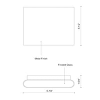 Kuzco Lighting - AT6510-BK-UNV - LED Wall Sconce - Slate - Black