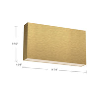 Kuzco Lighting - AT6610-BG-UNV - LED Wall Sconce - Mica - Brushed Gold