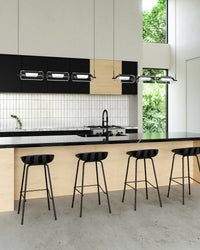 Kuzco Lighting - LP28543-BK-UNV - LED Linear Pendant - Hilo - Black