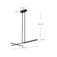 Kuzco Lighting - LP28748-BK-UNV - LED Linear Pendant - Shift - Black