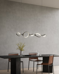 Kuzco Lighting - LP84457-BK-UNV - LED Linear Pendant - Serif - Black