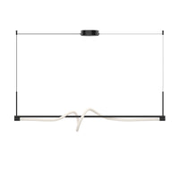 Kuzco Lighting - LP95354-BK-UNV - LED Linear Pendant - Cursive - Black