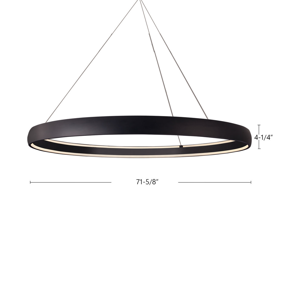 Kuzco Lighting - PD22772-BK-UNV-010 - LED Pendant - Halo - Black