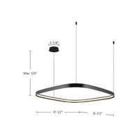 Kuzco Lighting - PD78031-UB-UNV - LED Pendant - Yukon - Urban Bronze