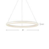 Kuzco Lighting - PD80340-WH-UNV-010 - LED Pendant - Cumulus Minor - White