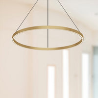 Kuzco Lighting - PD87132-BG-UNV-010 - LED Pendant - Cerchio - Brushed Gold