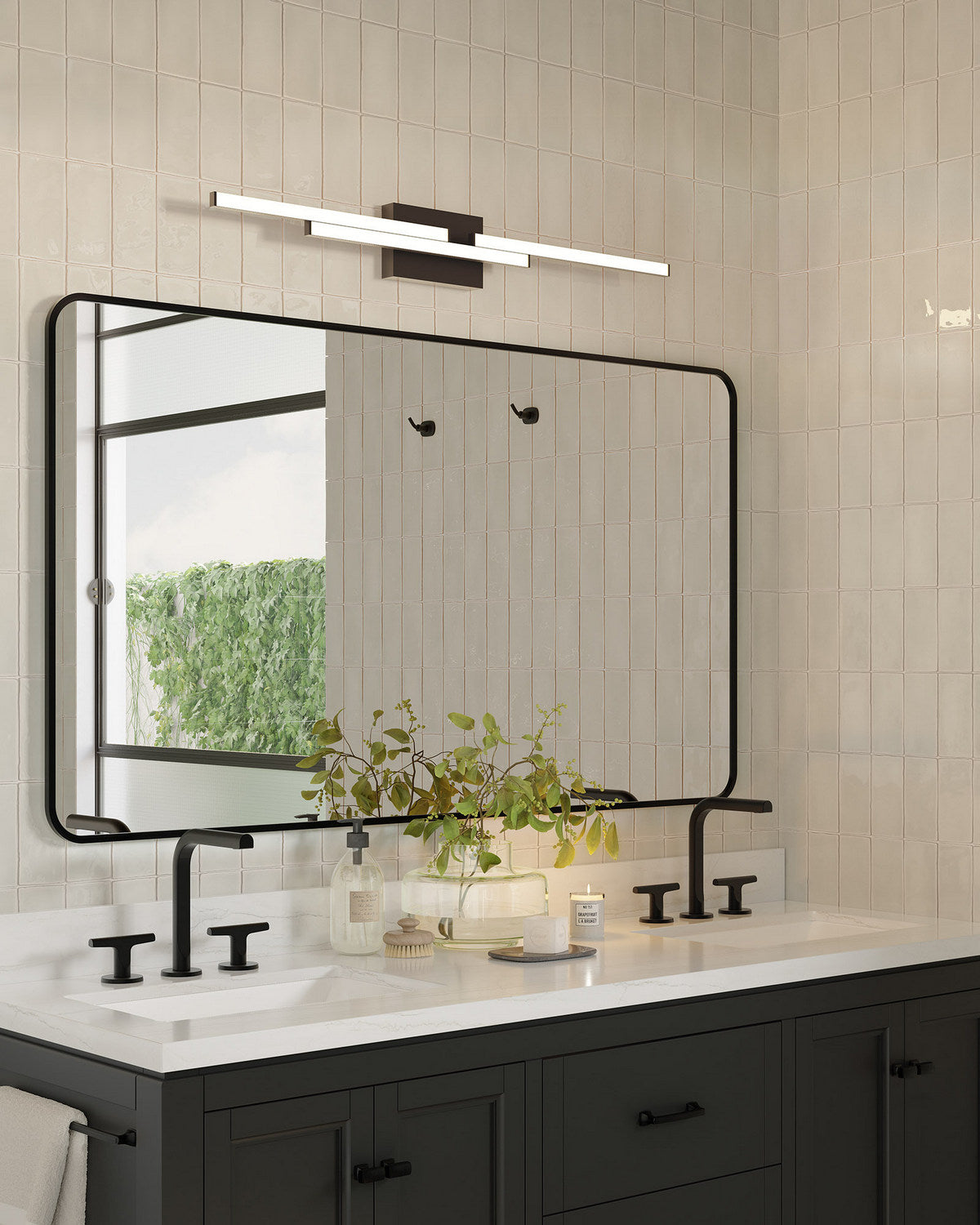 Kuzco Lighting - VL52738-BK-UNV - LED Vanity - Anello Minor - Black