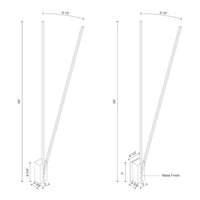 Kuzco Lighting - WS13760-BN-UNV - LED Wall Sconce - Lever - Brushed Nickel