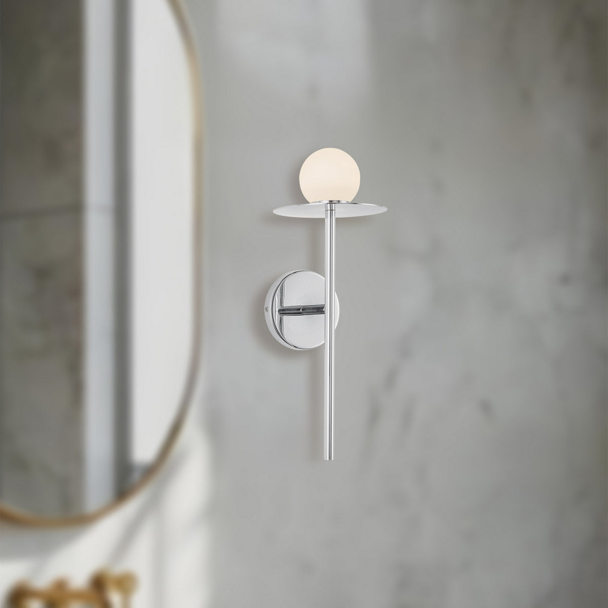 Kuzco Lighting - WS15506-CH-UNV - LED Wall Sconce - Elixir - Chrome
