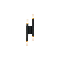 Kuzco Lighting - WS19705-BK-UNV - LED Wall Sconce - Draven - Black