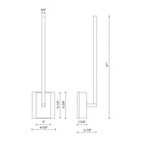 Kuzco Lighting - WS25118-WH-UNV - LED Wall Sconce - Pandora - White