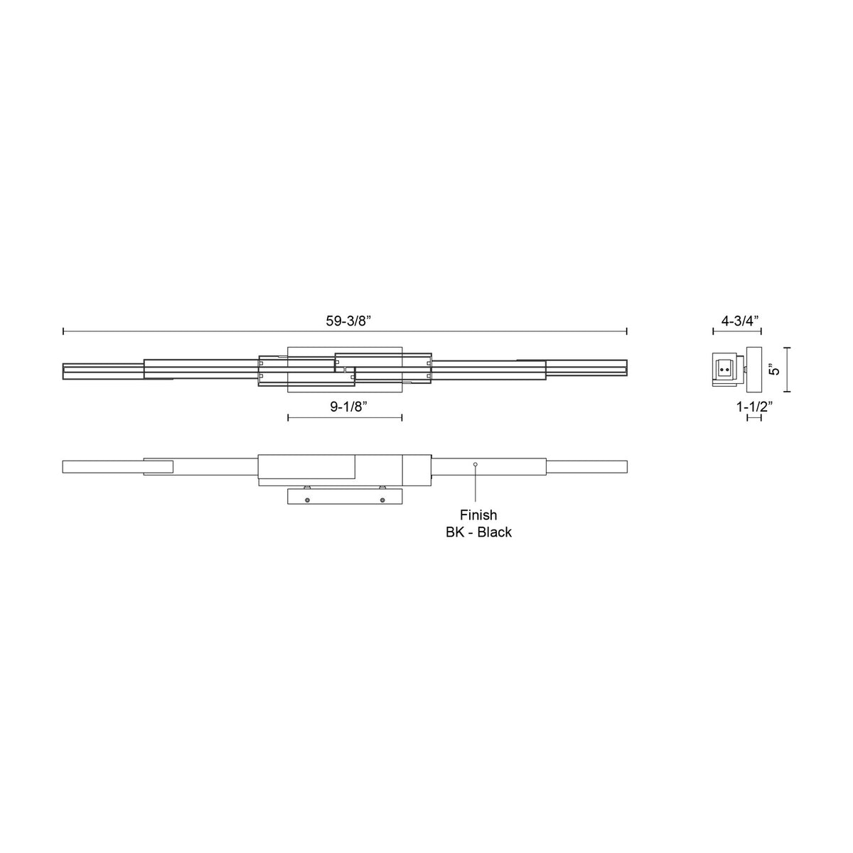 Kuzco Lighting - WS29560-BK - LED Wall Sconce - Enzo - Black