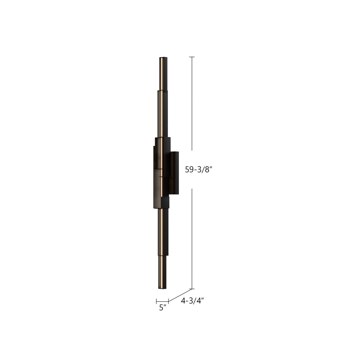 Kuzco Lighting - WS29560-BK - LED Wall Sconce - Enzo - Black