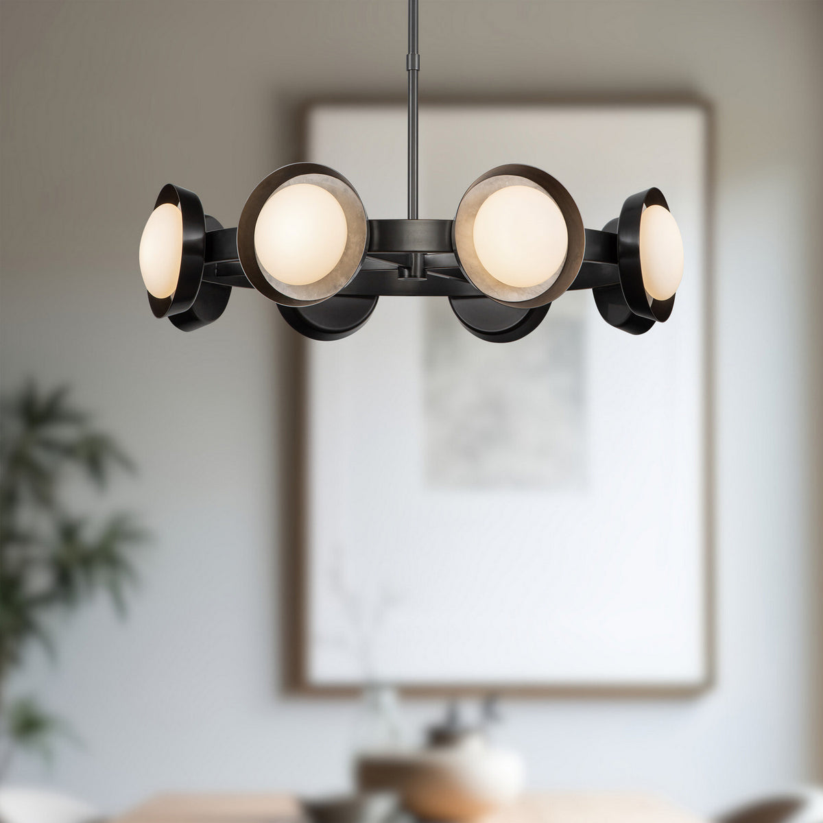 Alora - CH320837UB-UNV - LED Chandelier - Alonso - Urban Bronze