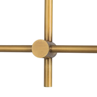 Alora - MP316406VBMS-UNV - LED Pendant - Astrid - Metal Shade/Vintage Brass