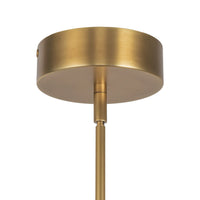 Alora - MP316406VBMS-UNV - LED Pendant - Astrid - Metal Shade/Vintage Brass