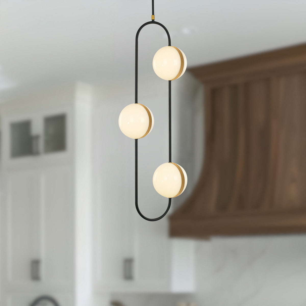 Alora - PD302003MBBG-UNV - LED Pendant - Tagliato - Matte Black/Brushed Gold