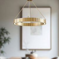 Alora - PD361230VB-UNV - LED Pendant - Kensington - Vintage Brass