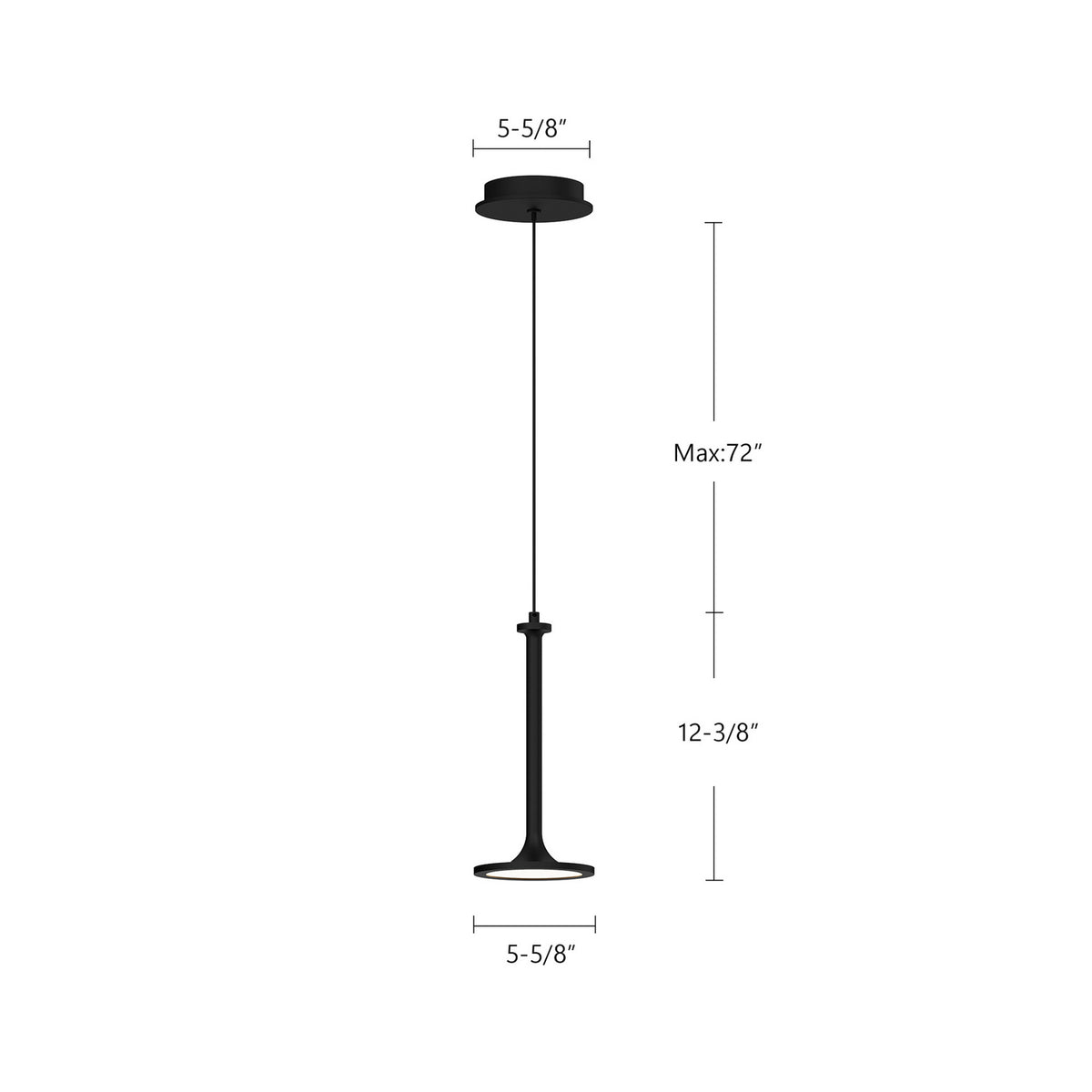 Alora - PD418006MB-UNV - LED Pendant - Issa - Matte Black
