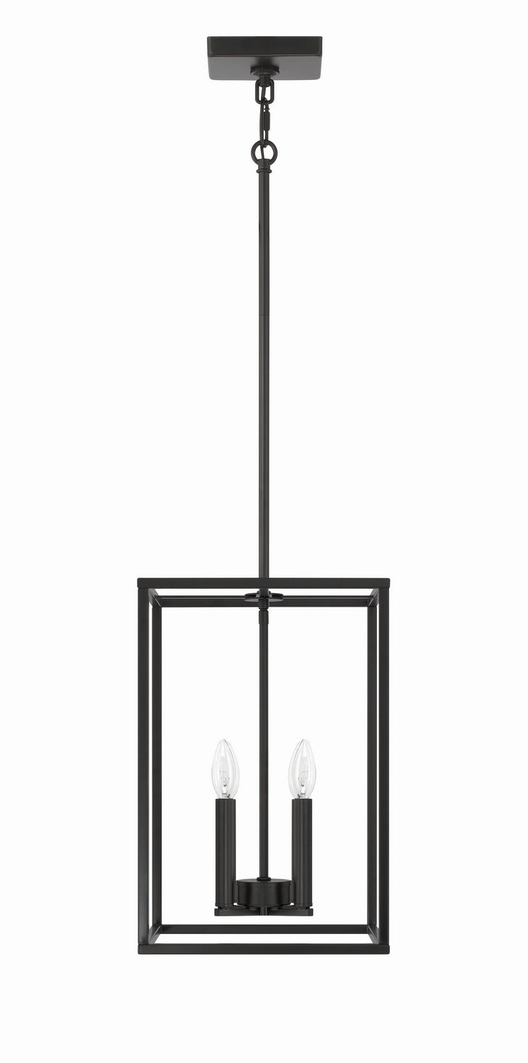 Craftmade - 60635-FB - Four Light Foyer Pendant - Signature Foyer - Flat Black