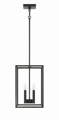 Craftmade - 60635-FB - Four Light Foyer Pendant - Signature Foyer - Flat Black