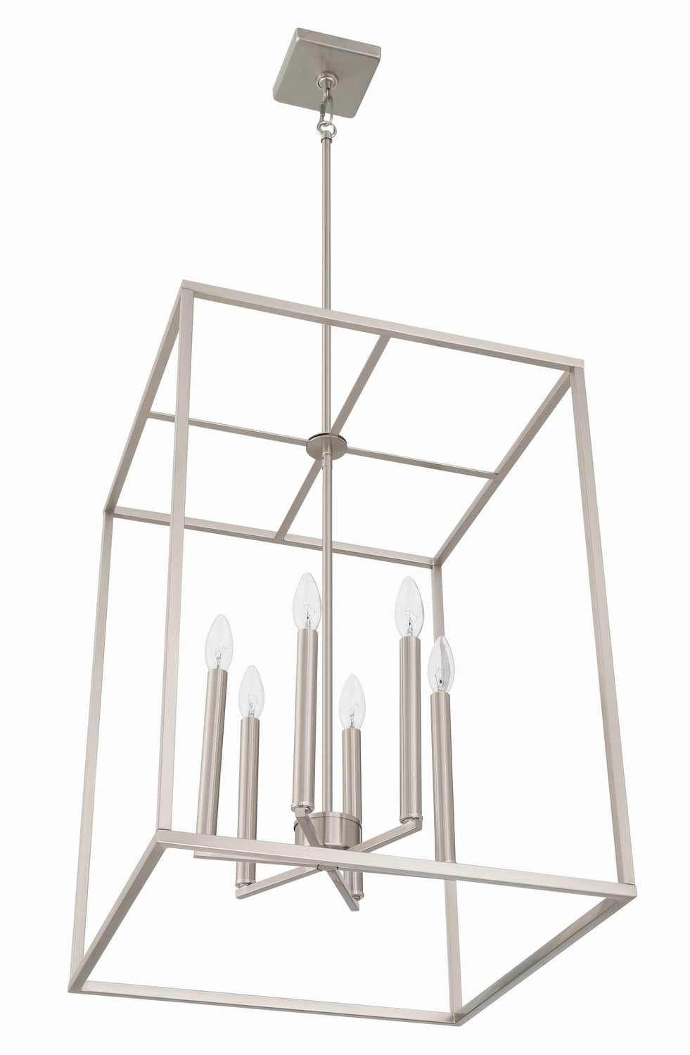 Craftmade - 60636-BNK - Six Light Foyer Pendant - Signature Foyer - Brushed Polished Nickel