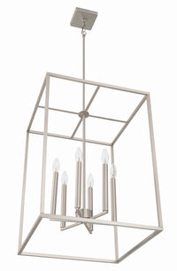 Craftmade - 60636-BNK - Six Light Foyer Pendant - Signature Foyer - Brushed Polished Nickel