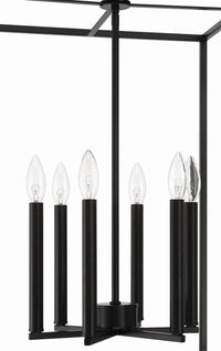 Craftmade - 60636-FB - Six Light Foyer Pendant - Signature Foyer - Flat Black