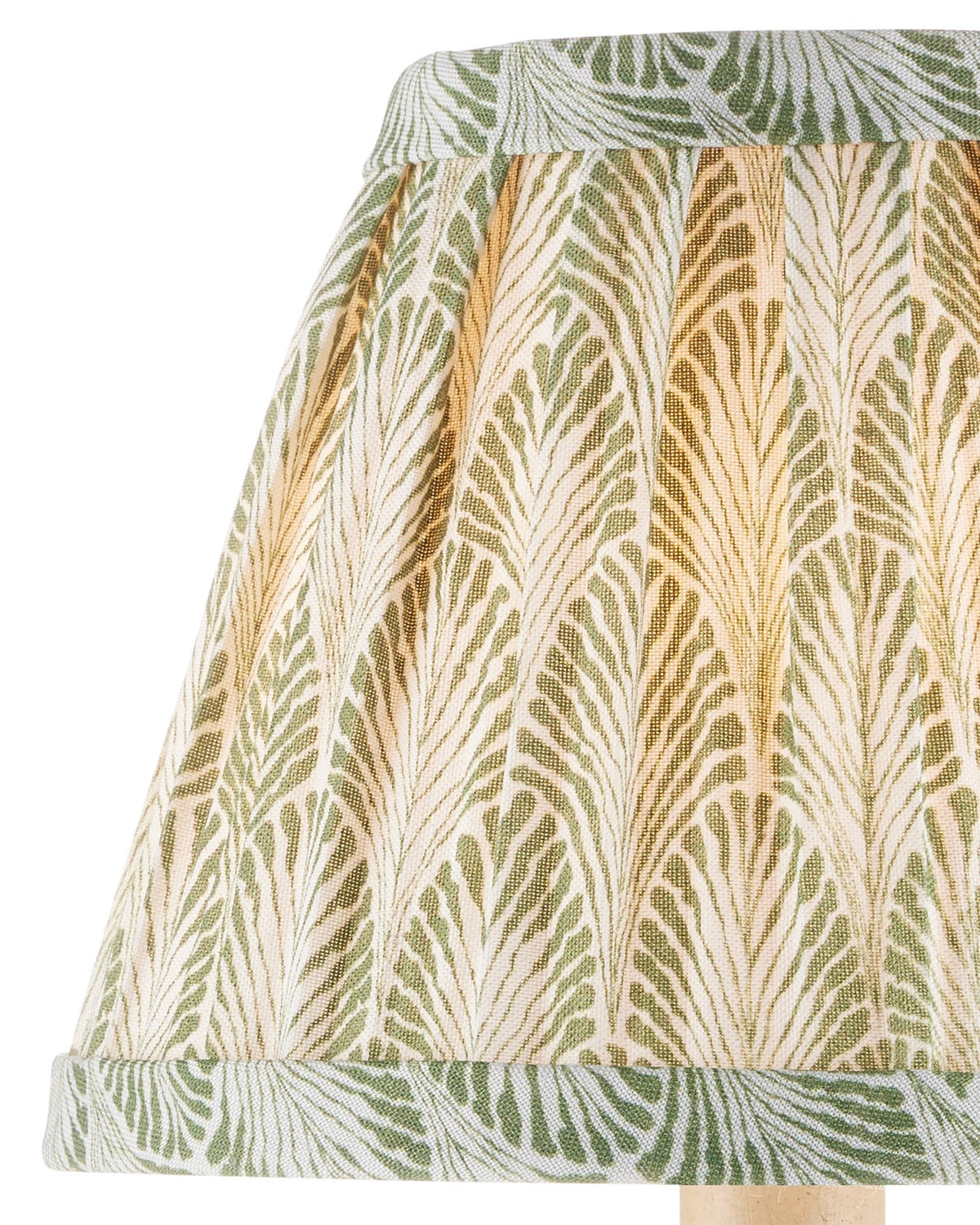 Currey and Company - 0900-0052 - Chandelier Shade - Plume - Green / Ivory