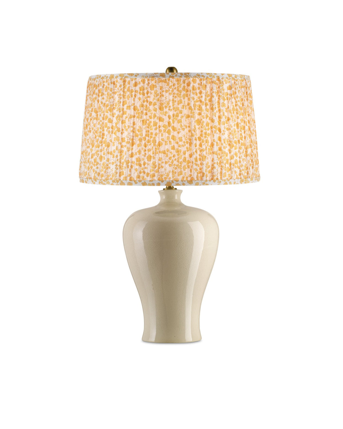Currey and Company - 0900-6002 - Lamp Shade - Maiden Fern - Yellow / Ivory