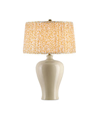 Currey and Company - 0900-6002 - Lamp Shade - Maiden Fern - Yellow / Ivory