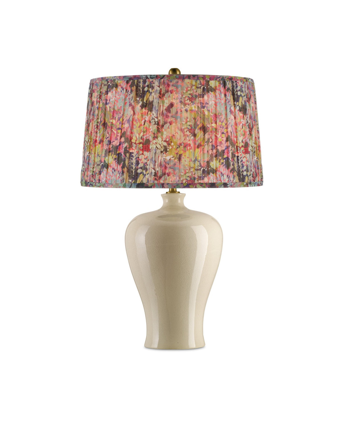 Currey and Company - 0900-6003 - Lamp Shade - Wildflower - Magenta / Green / Blue