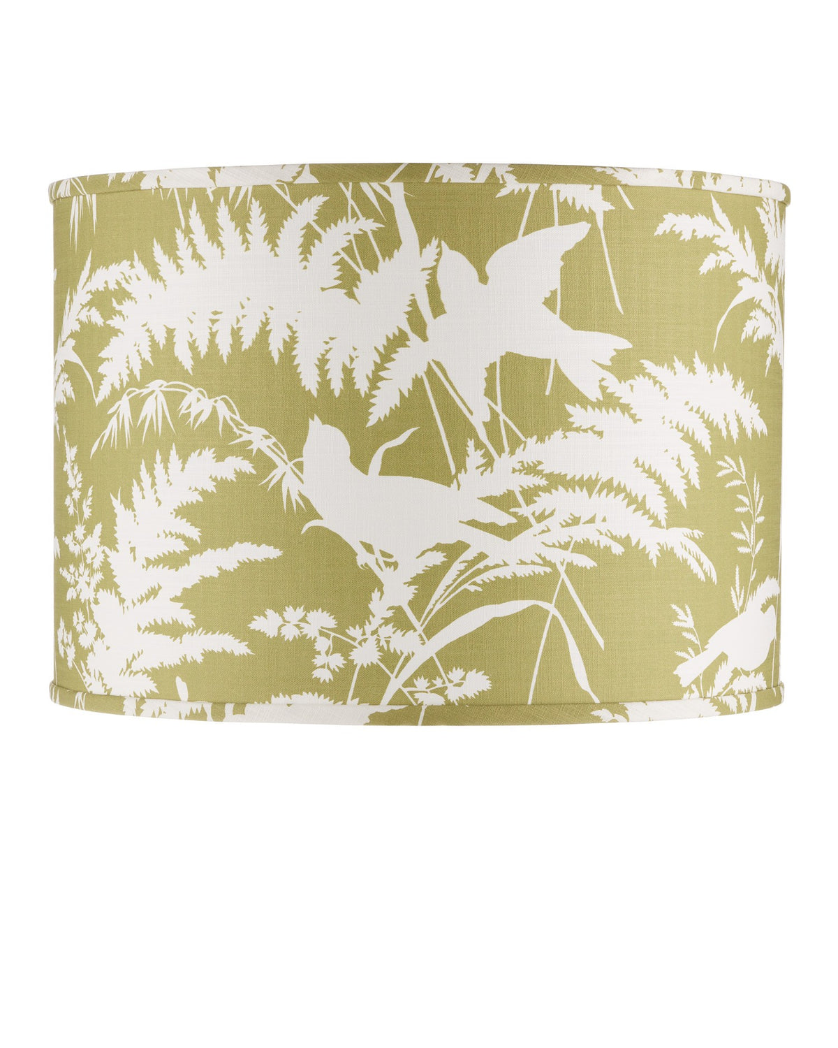 Currey and Company - 0900-6007 - Lamp Shade - Aviary - Moss / Ivory