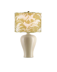Currey and Company - 0900-6007 - Lamp Shade - Aviary - Moss / Ivory