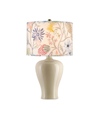 Currey and Company - 0900-6010 - Lamp Shade - Madeline Drum Lamp Shade - Ivory / Blue / Green / Yellow / Magenta