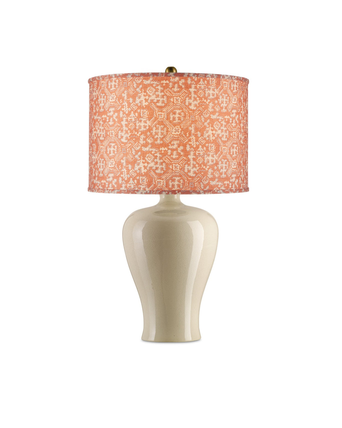 Currey and Company - 0900-6014 - Lamp Shade - Nomad - Terracotta / Ivory