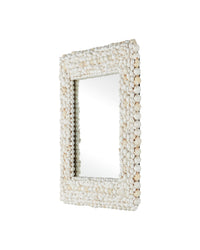 Currey and Company - 1000-0164 - Mirror - Piddock Square Mirror - White