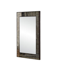 Currey and Company - 1000-0166 - Mirror - Mosaico - Ebony / Antique Mirror