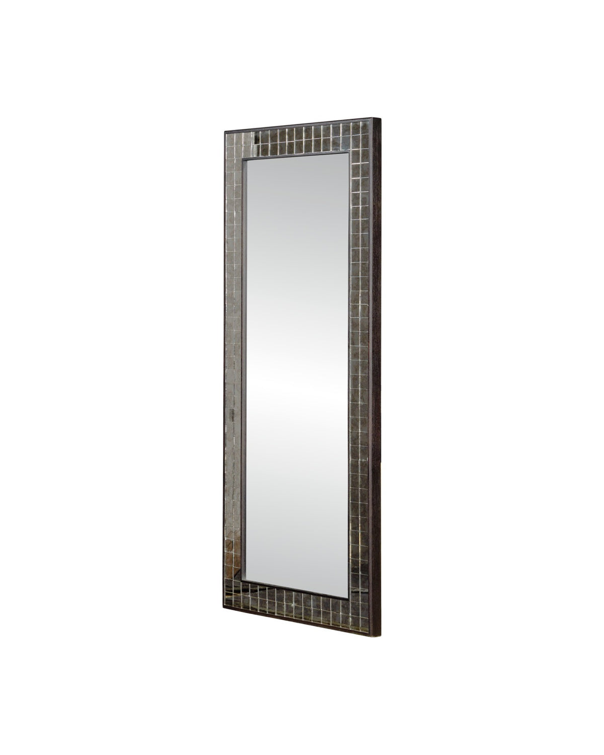 Currey and Company - 1000-0167 - Mirror - Mosaico - Ebony / Antique Mirror