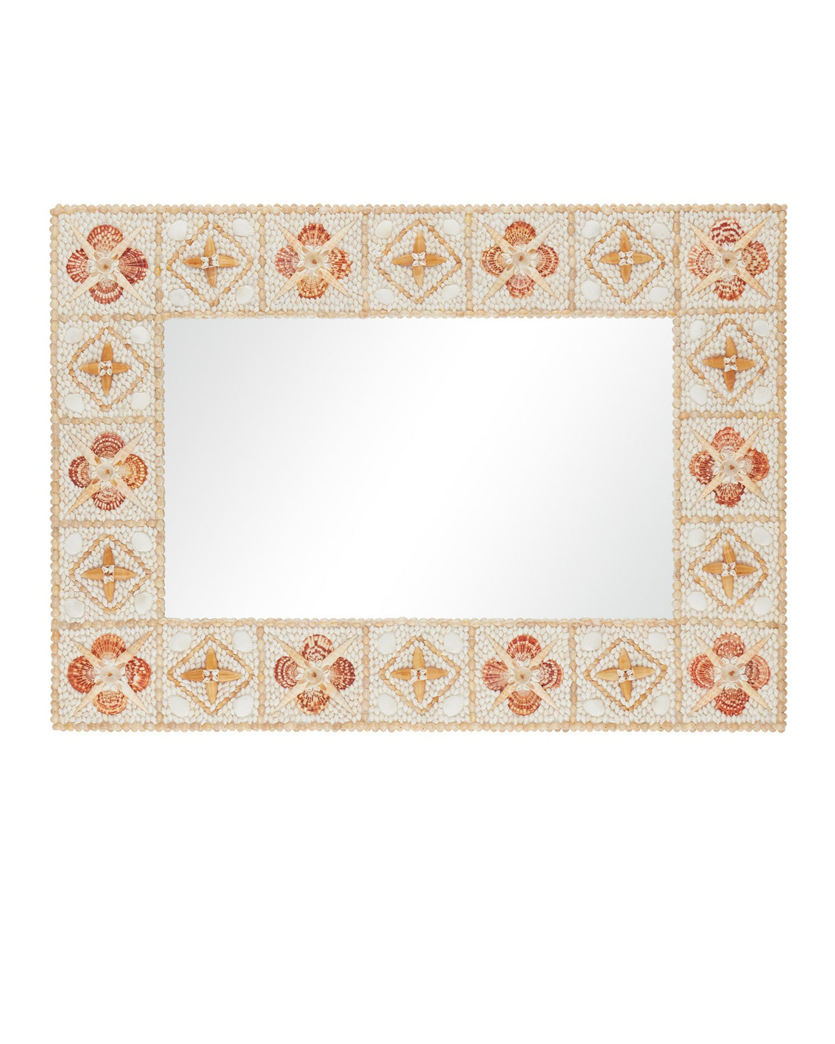 Currey and Company - 1000-0169 - Mirror - Junonia Rectangular Mirror - Natural