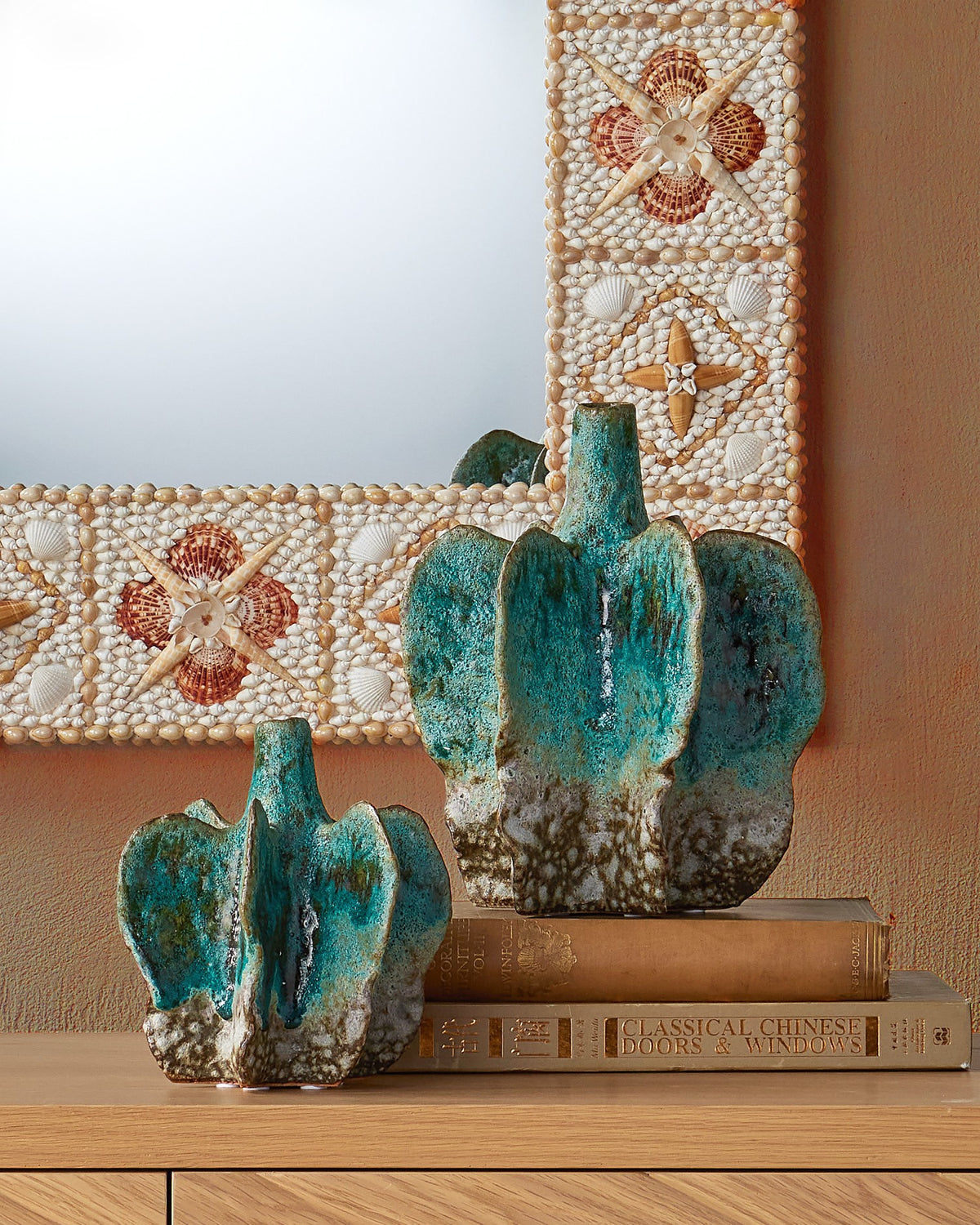 Currey and Company - 1000-0169 - Mirror - Junonia Rectangular Mirror - Natural