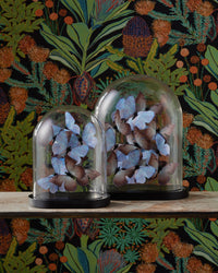 Currey and Company - 1200-0976 - Sculpture - Rue de Bac Butterflies - Lilac/Brown/Black/Clear
