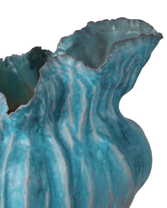 Currey and Company - 1200-0981 - Vase - Flying - Blue