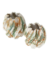 Currey and Company - 1200-0986 - Vase - Camouflage - Green/Brown/Off-White