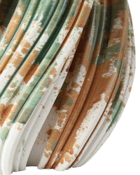 Currey and Company - 1200-0987 - Vase - Camouflage - Green / Brown / Off-White