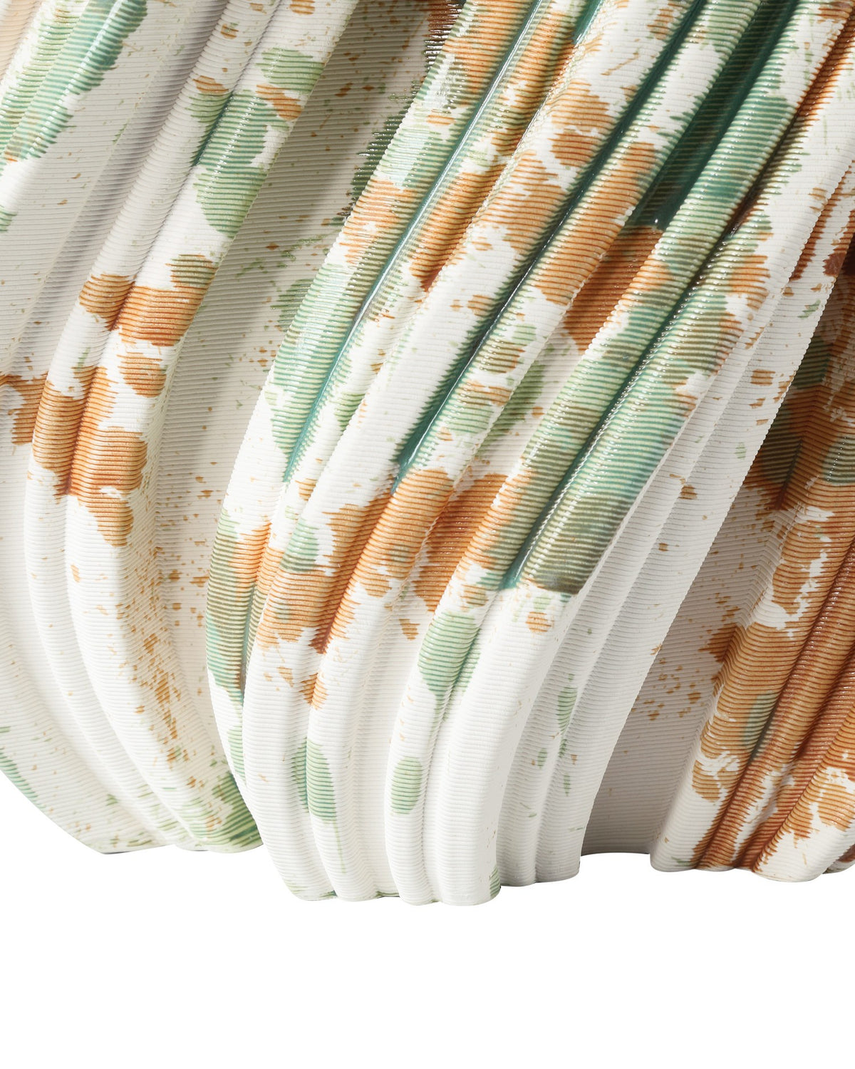 Currey and Company - 1200-0987 - Vase - Camouflage - Green / Brown / Off-White